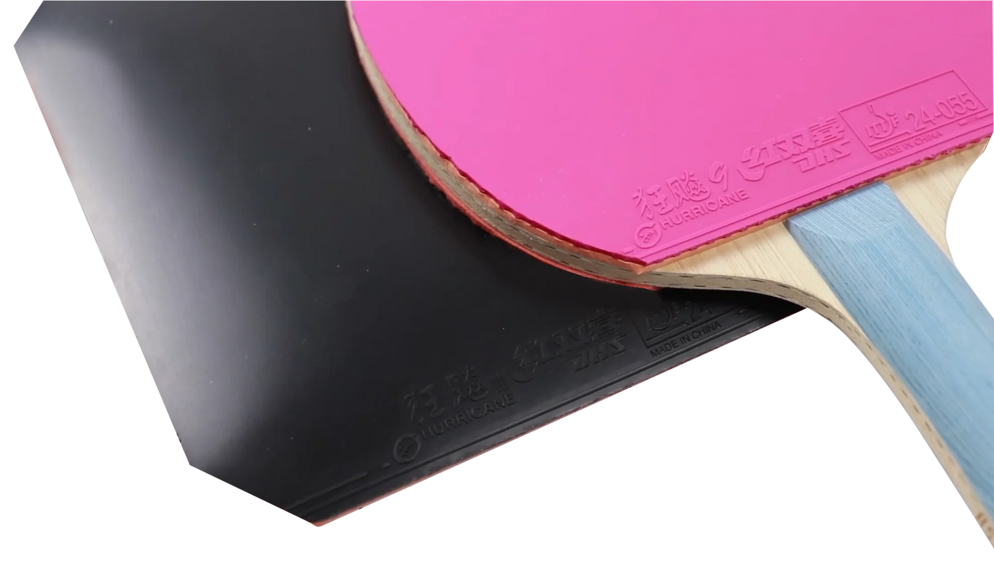 DHS Hurricane 9 2,15mm Hard 39 Belag Rosa