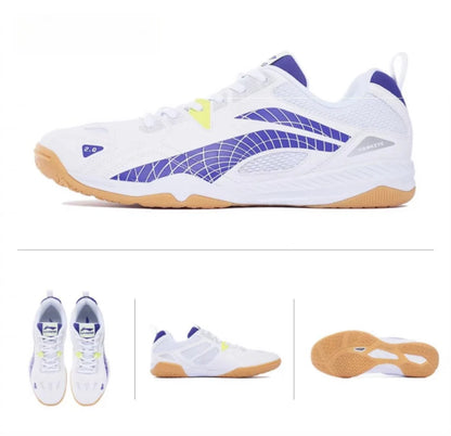 Li-Ning Unisex Tischtennisschuh Hawk Eye 2.0 - weiß/blau