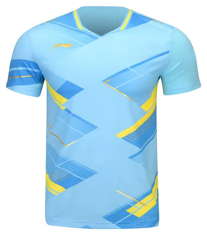 Li-Ning Herren Sportshirt "International Players" Arena - Hellblau