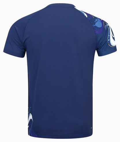 Li-Ning Unisex Sportshirt Fan Edition "China Youth Team" Koi - blau