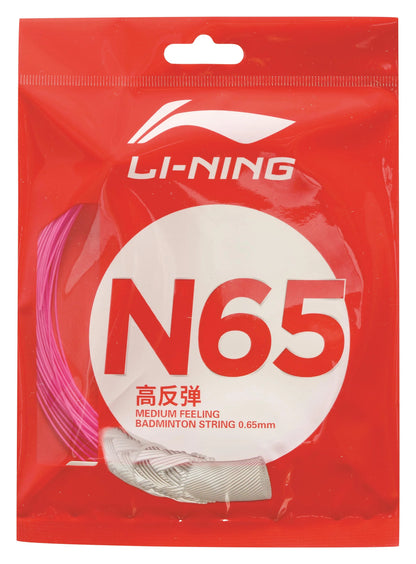 Li-Ning Badmintonsaite N65 im 10m-Set verschiedene Farben