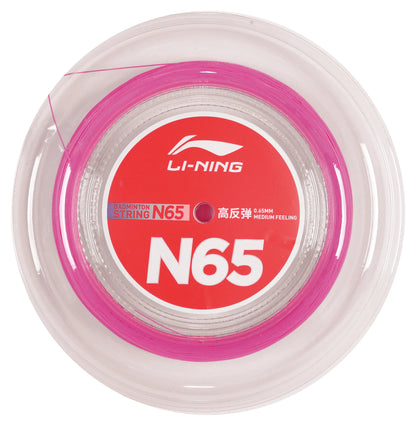 Li-Ning Badmintonsaite N65 Rolle mit 200m - verschiedene Farben