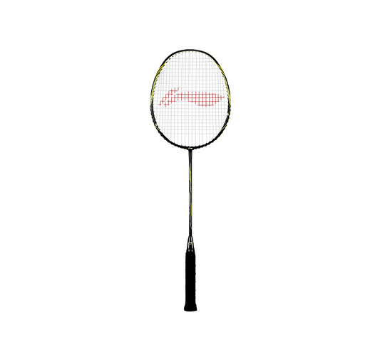 Li_Ning Badmintonschläger High Carbon HC1100 schwarz-orange bespannt
