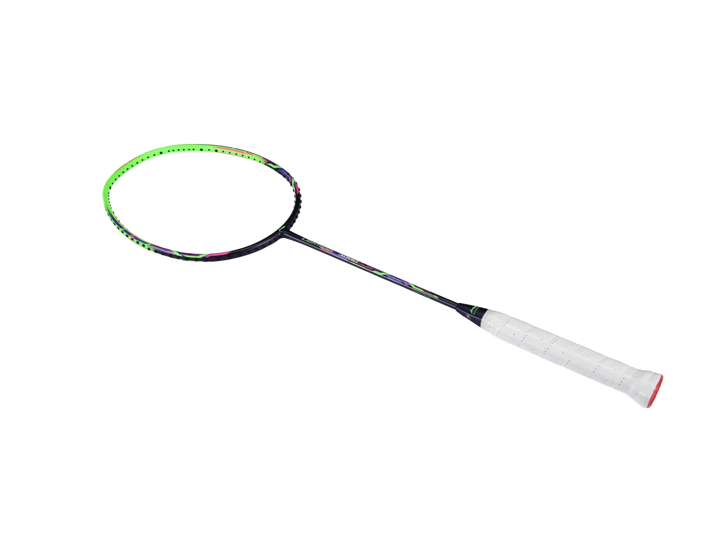 Li-Ning Badmintonschläger Lightning 3000 Grün-Violett bespannt