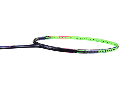 Li-Ning Badmintonschläger Lightning 3000 Grün-Violett bespannt