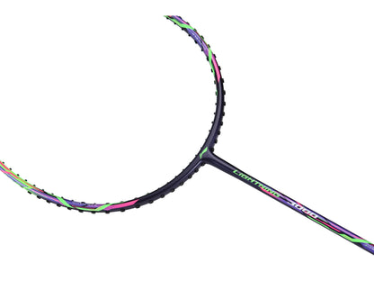 Li-Ning Badmintonschläger Lightning 3000 Grün-Violett bespannt