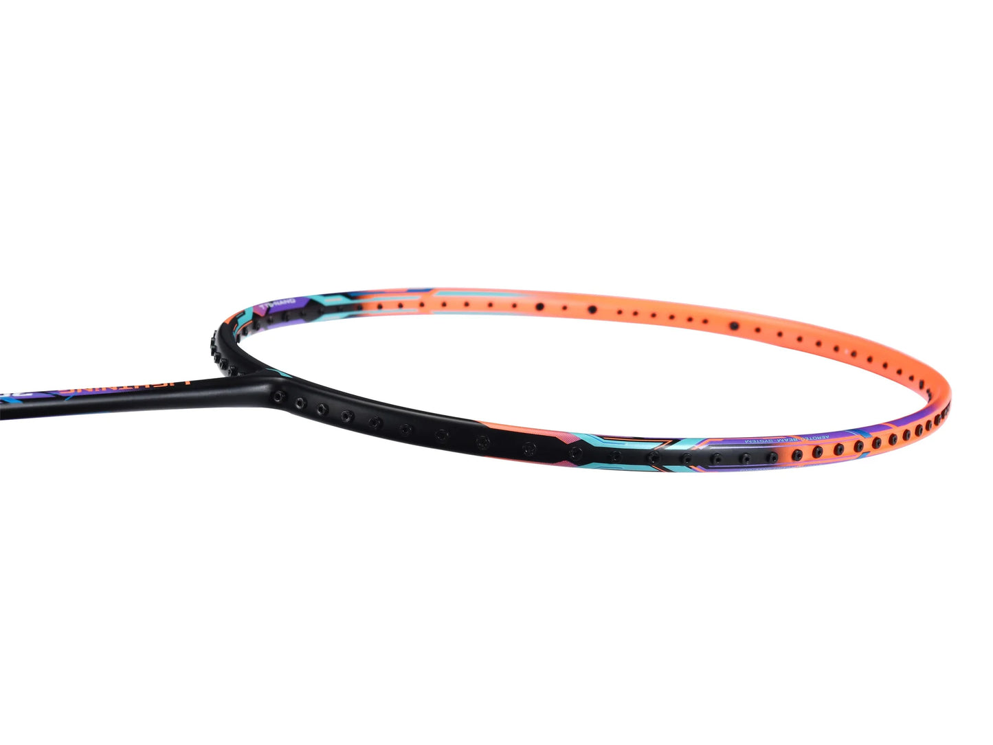 Li-Ning Badmintonschläger Lightning 3000 Orange-Schwarz unbespannt