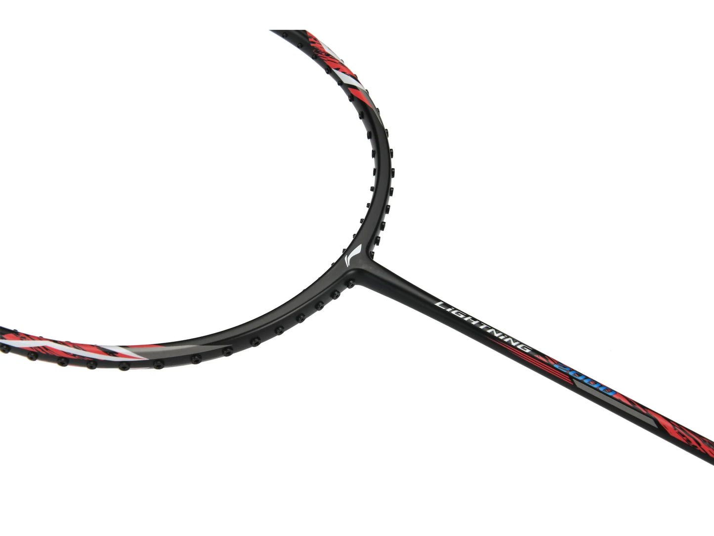 Li-Ning Badmintonschläger Lightning 2000 Rot-Schwarz unbespannt