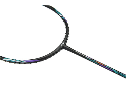 Li-Ning Badmintonschläger Lightning 2000 Schwarz-Grün bespannt
