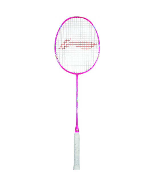 Li-Ning Badmintonschläger High Carbon HC1200 rosa bespannt