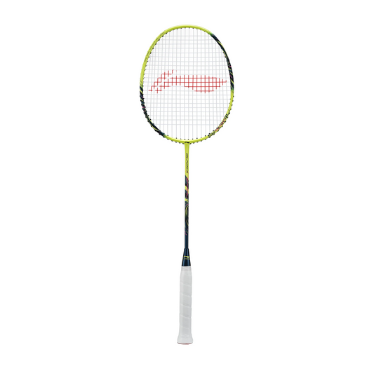 Li-Ning Badmintonschläger BLADEX Spiral gelb bespannt