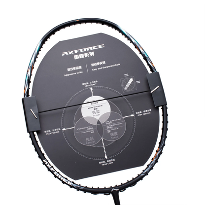 Li - Ning AXFORCE 70 (4U) BLACK/SILVER - UNBESPANNT